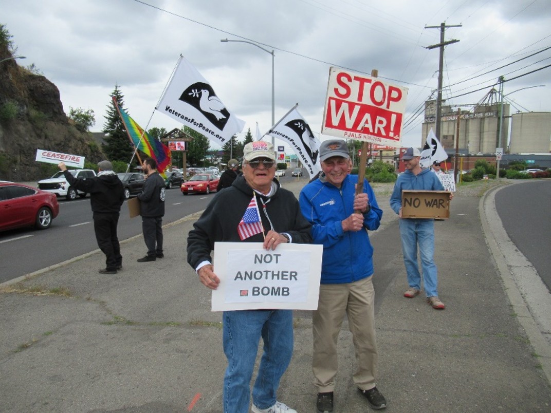 NO WAR Rally at the V June 2025
